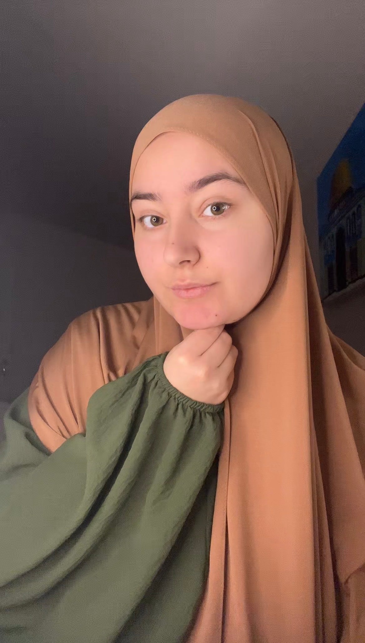 Premium Sandy Lycra Jersey Hijab