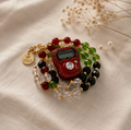 Palestine Digital Dhikr Counter with Crystal Tasbih