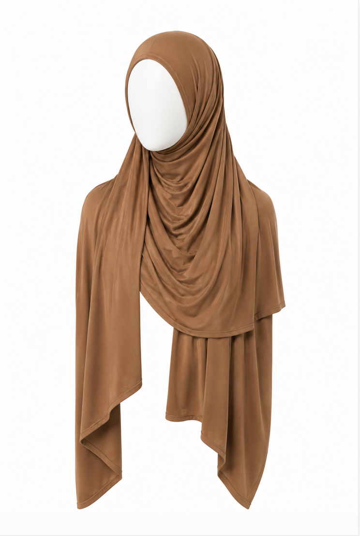 Premium Sandy Lycra Jersey Hijab